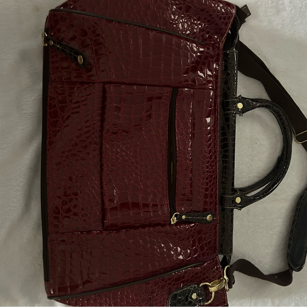 Samantha Brown Faux Croc Embossed Travel